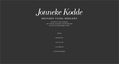 Desktop Screenshot of jonnekekodde.com